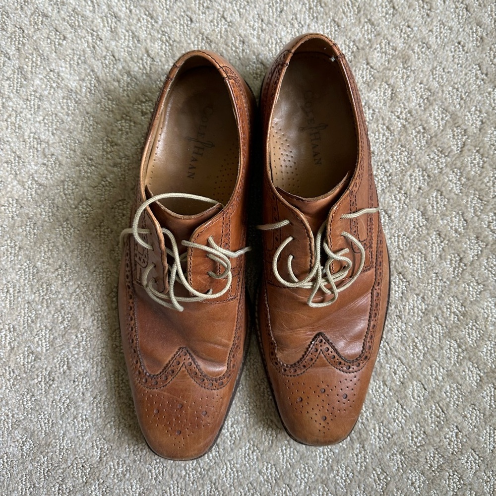 Men’s Cole Haan wingtip Oxfords, size 11.5